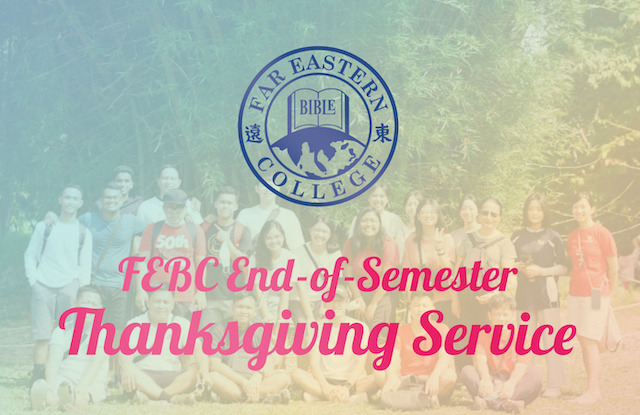 EOS Thanksgiving Service
